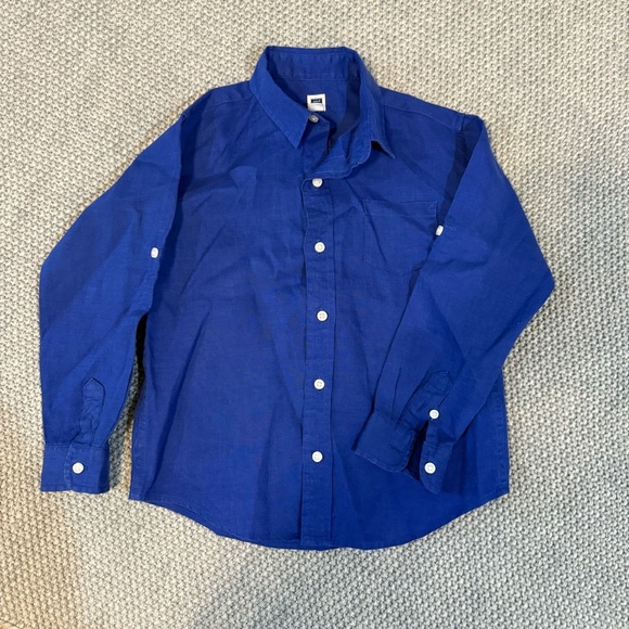 Janie and Jack Other - Blue Button-Up Shirt